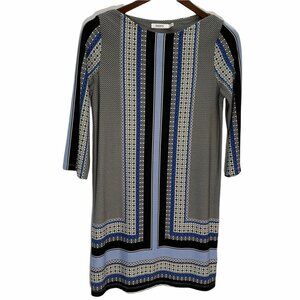 RICKI'S Navy, Blue Stripe Block Pattern Dress Size S